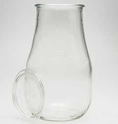 2700 ml WECK-Tulpenglas (2,5 Liter) mit Glasdeckel