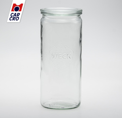 1040 ml WECK-Zylinderglas inkl.Glasdeckel