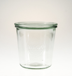  580 ml WECK-Sturzglas mit Glasdeckel 