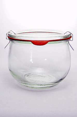  580 ml WECK-Tulpenglas mit Glasdeckel - Voraussichtlich ab 37. Kalenderwoche wieder verfügbar
