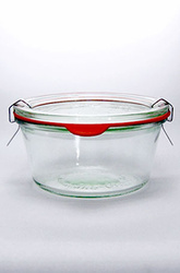 290 ml WECK-Sturzglas Schale mit Glasdeckel