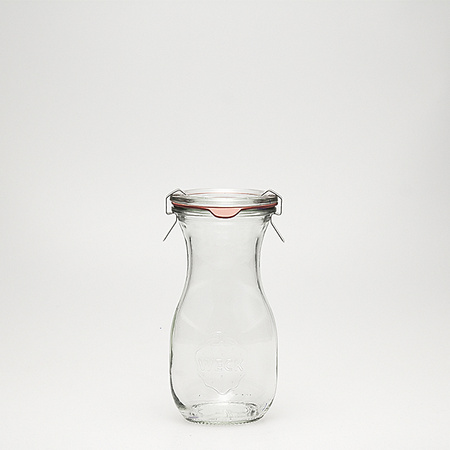  290 ml WECK-Saftflasche mit Glasdeckel