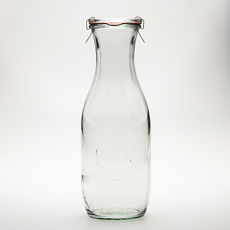 1062 ml WECK-Saftflasche mit Glasdeckel  - Voraussichtlich ab 48. Kalenderwoche wieder verfügbar